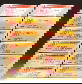 MIXED LOT OF HORNADY RIFLE AMMO.