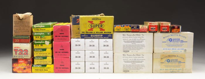 LOT OF ASSORTED RIFLE AMMUNITION.