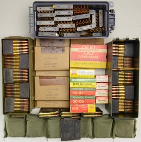 GROUPING OF 1000+ ROUNDS OF 30 CALIBER AMMO