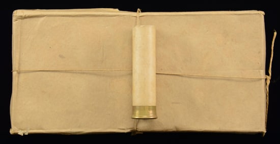 1 SEALED 50-ROUND BOX OF EMPTY 4 GA PAPER SHOT