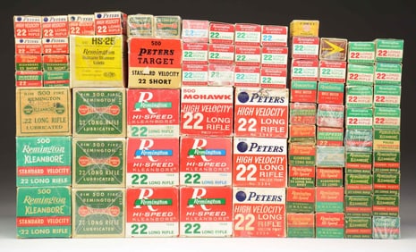 ASSORTED 22 RF AMMO LOT.