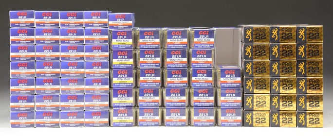 5,550 RDS. OF 22 LR AMMO.