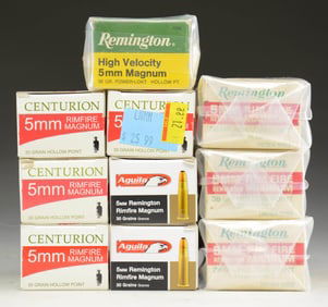 ASSORTED 5MM RF AMMO LOT.