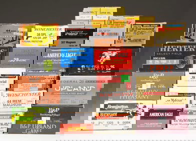 LOT OF ASSORTED REVOLVER & SHOTGUN AMMUNITION.