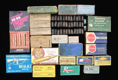 LOT OF ASSORTED VINTAGE AMMUNITION.