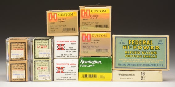 LOT OF ASSORTED AMMUNITION.