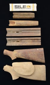 2 BUTTSTOCKS and 5 FORENDS.