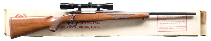 RUGER TANG SAFETY MODEL 77R BOLT ACTION RIFLE.