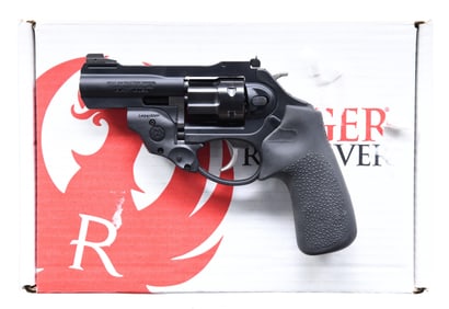 RUGER 22 WMR LCRX DA REVOLVER WITH MATCHING