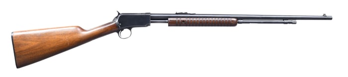 WINCHESTER MODEL 62A SLIDE ACTION RIFLE.