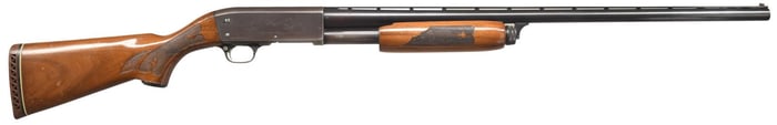 ITHACA 37 FEATHERLIGHT PUMP SHOTGUN.