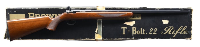 BELGIAN BROWNING T-BOLT RIMFIRE RIFLE WITH