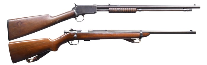 LOT OF 2 WINCHESTER MODEL 1906 & MODEL 57 RIMFIRE