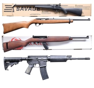 FOUR 22 CALIBER FIREARMS.