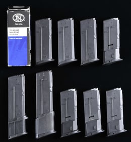 LOT OF 9 FN FIVE-SEVEN MAGAZINES.