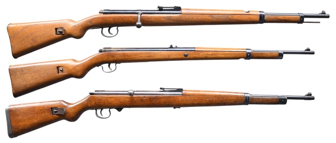 3 GERMAN MILITARY STYLE PRE WWII AIR RIFLES.