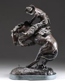 VISUALLY IMPRESSIVE BRONZE REPRODUCTION OF