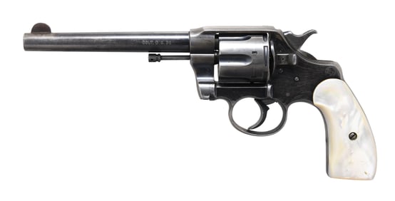 COLT 1905 USMC COMMERCIAL DOUBLE ACTION REVOLVER.