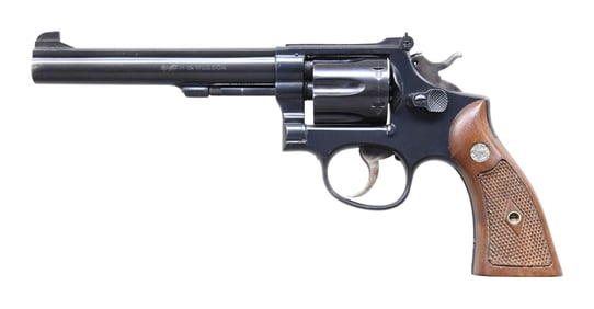 S&W K-38 TARGET MASTERPIECE REVOLVER.