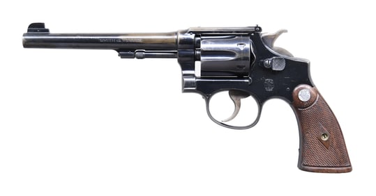 S&W 1ST MODEL K-22 OUTDOORSMAN REVOLVER.