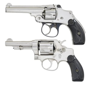 LOT OF TWO SMITH & WESSON DA REVOLVERS.