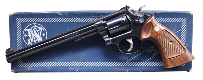 SMITH & WESSON MODEL 14-3 DA REVOLVER.