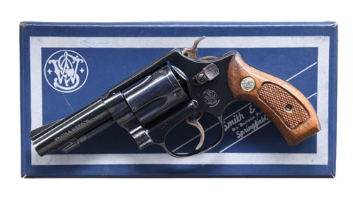 SMITH & WESSON MODEL 36 DA REVOLVER.