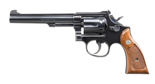 SMITH & WESSON MODEL 48-4 DA REVOLVER.