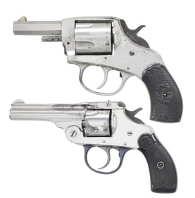 2 IVER JOHNSON DA REVOLVERS.