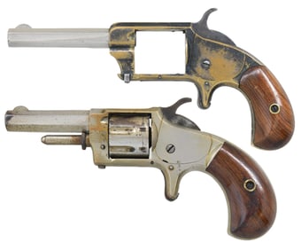 LOT OF TWO WHITNEYVILLE SPUR TRIGGER REVOLVERS.