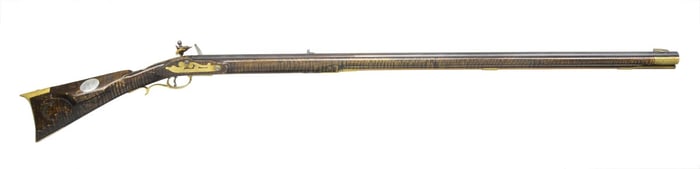 FINELY EMBELLISHED BRASS MOUNTED CONTEMPORARY LEFT
