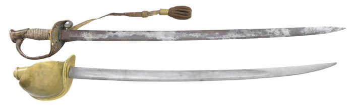 2 CIVIL WAR ERA US SWORDS.