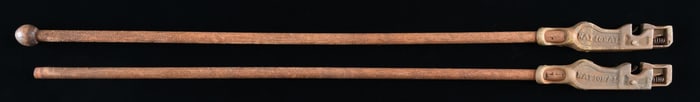 2 EARLY 20th CENTURY BANG STICKS.