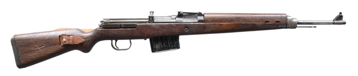 LATE WAR GERMAN K43 (QVE45) SEMI AUTO RIFLE.