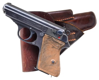 SCARCE RZM MARKED WALTHER MODEL PPK SEMI-AUTOMATIC