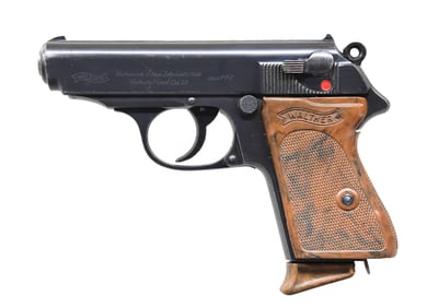 PRE-WAR WALTHER MODEL PPK .22 LR SEMI-AUTOMATIC