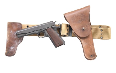 REMINGTON RAND 1911A1 SEMI AUTO PISTOL.