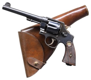 WW1 BRITISH SMITH & WESSON MKII DA REVOLVER.