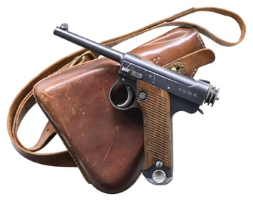 JAPANESE TYPE 14 NAMBU SEMI AUTO PISTOL.