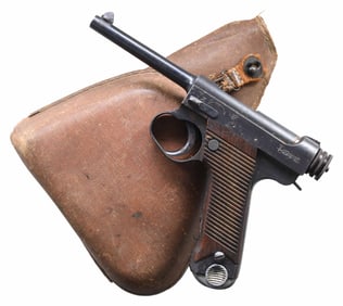 WW2 JAPANESE NAGOYA T14 NAMBU SEMI AUTO PISTOL.