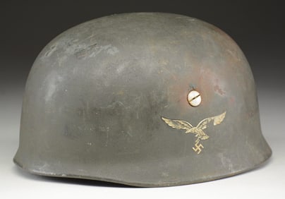 WWII GERMAN FALLSCHIRMJAGER HELMET.