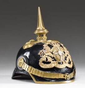 IMPERIAL GERMAN BAVARIAN RESERVE OFFICER HELMET.