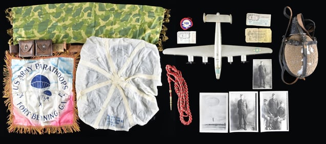 INTERESTING PARATROOPER LOT POSSIBLY WITH D-DAY