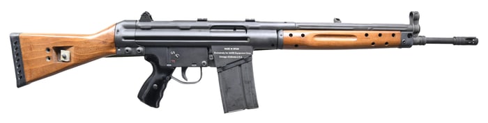 VERY NICE CETME SPORT RIFLE W/ BIPOD, MANUAL &