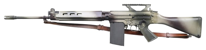 CAMOUFLAGE DS ARMS MODEL SA 58 RIFLE.