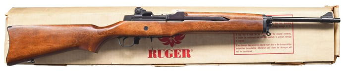 EXCELLENT RUGER MINI-14 SEMI-AUTOMATIC RIFLE WITH