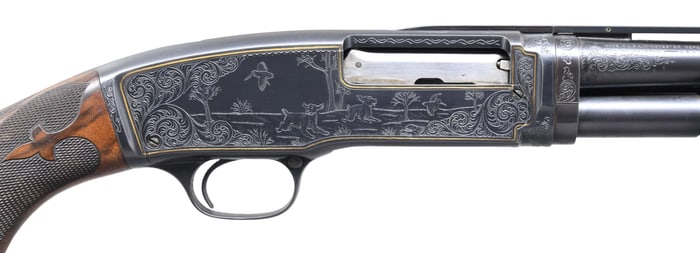 WINCHESTER MODEL 42 NICK KUSMIT ENGRAVED PUMP
