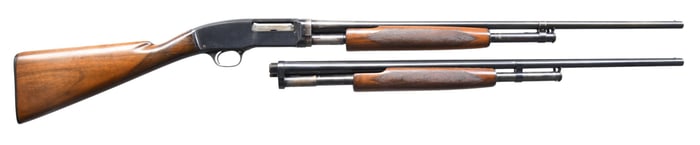 WINCHESTER MODEL 42 SKEET PUMP SHOTGUN WITH EXTRA