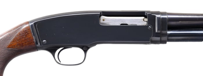 WINCHESTER MODEL 42 CYL. BORE PUMP SHOTGUN.