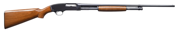 FIRST YEAR WINCHESTER MODEL 42 PUMP SHOTGUN.